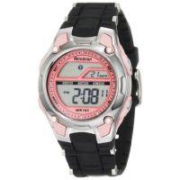 Armitron Unisex 456984PNKLds Blk/Pnk alarm, lap, military chronograph WR 330