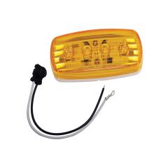 LED Clearance/Side Marker Light - Amber #58 w/Pigtail