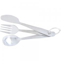 Maxam® 3pc Stainless Steel Camping Flatware Set